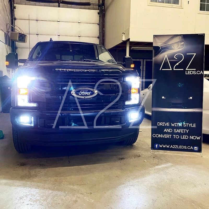 Fits Ford F-250/350/450/550 2017-2022 LED Conversion Kit Bundles - Free 3rd Brake and License Plate LED Bulbs - A2Z LEDS