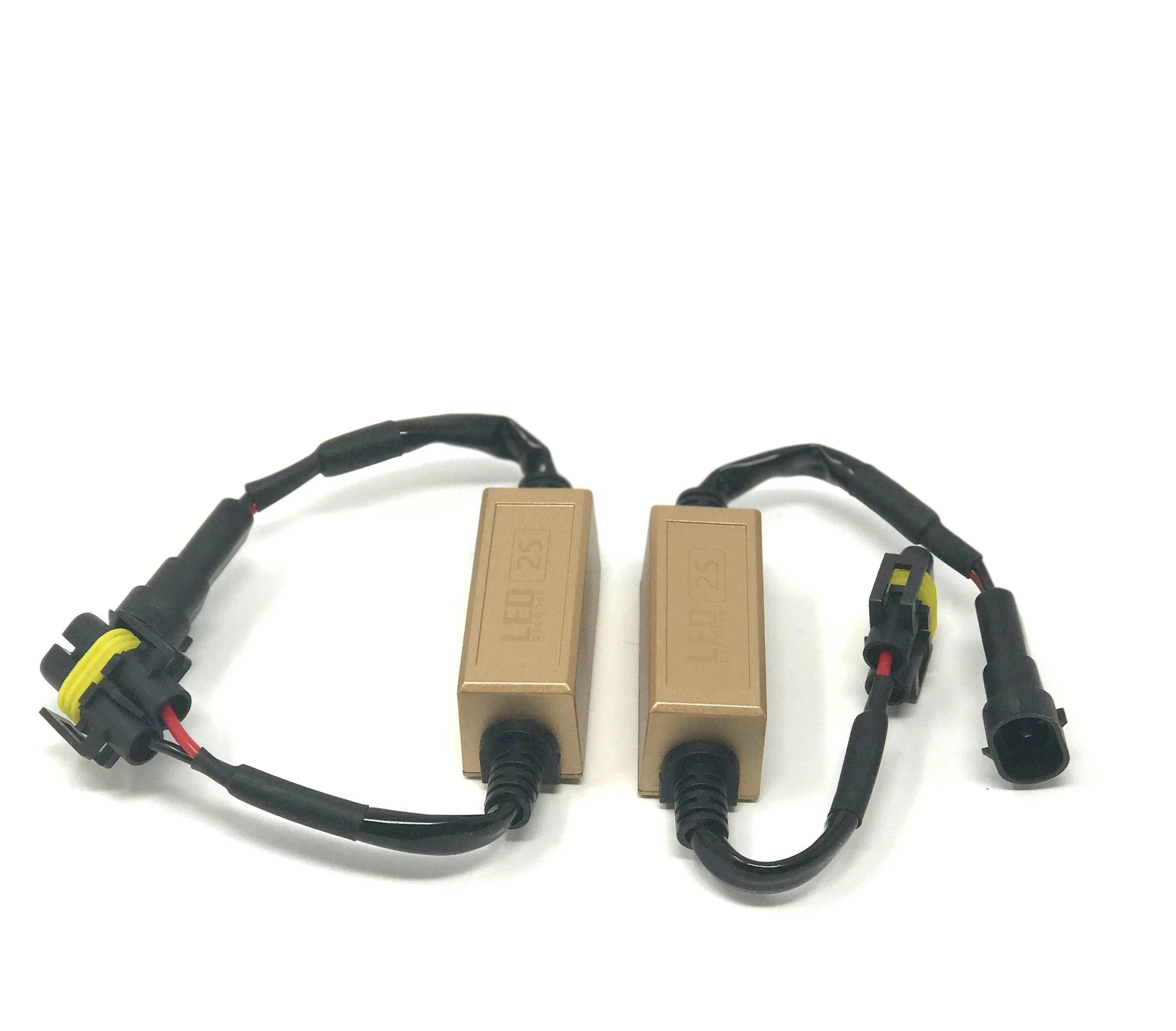 2X (9005 / H10 / HB3) Anti Flicker CANBUS Error Free Warning Decoders LED - A2Z LEDS