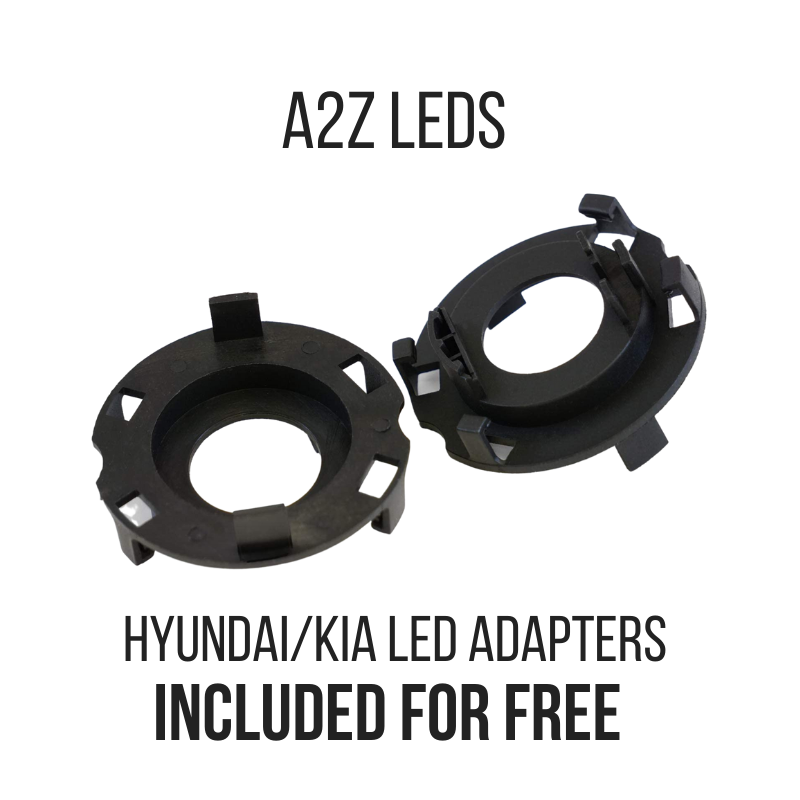 Fits Hyundai Ioniq & Ioniq Electric 2017-2021 LED Conversion Kit Bundles - Free License Plate & Reverse LED Bulbs & H7 Adapters - A2Z LEDS
