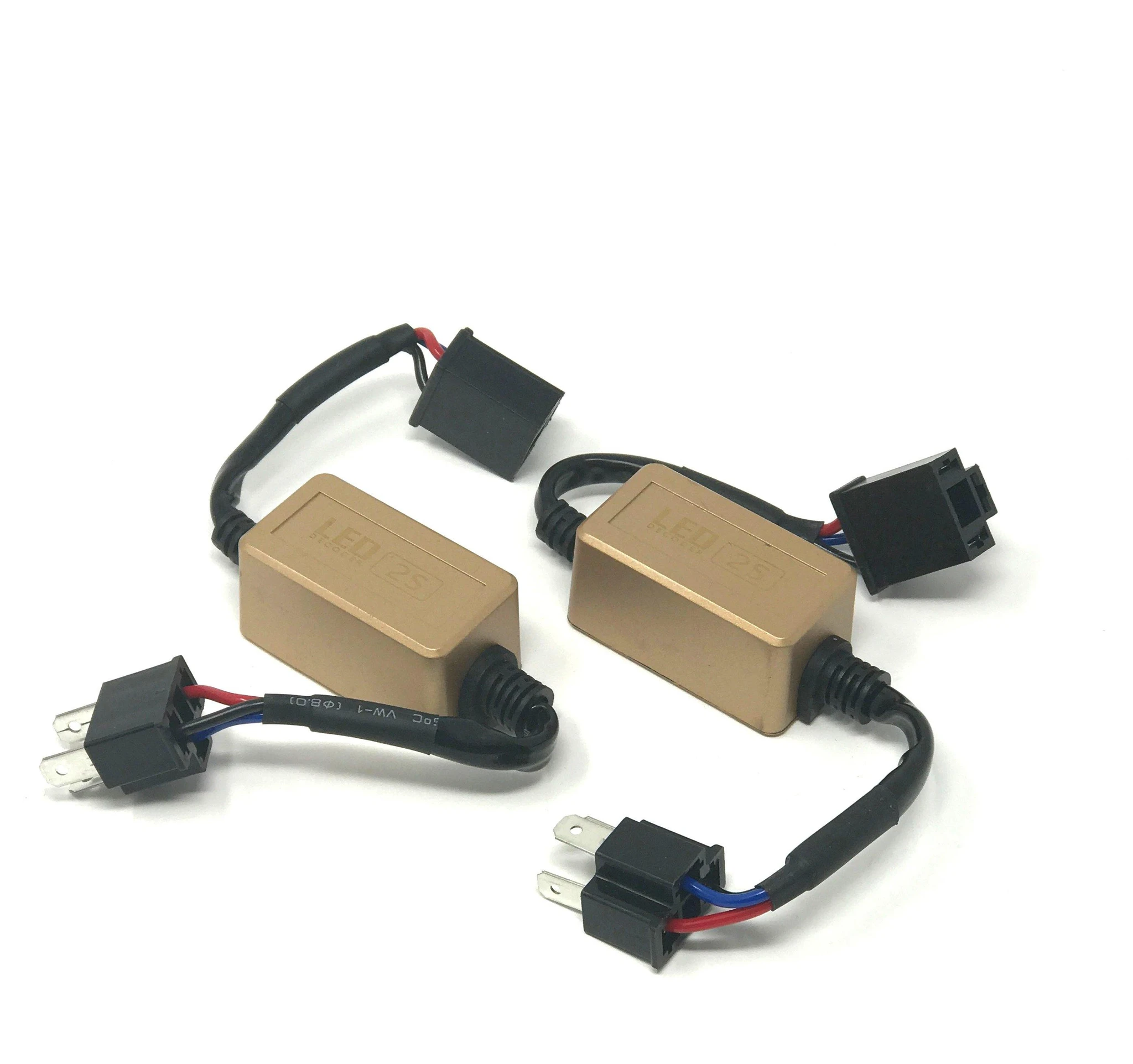 2X (H4 / 9003 / HB2) Anti Flicker CANBUS Error Free Warning Decoders LED - A2Z LEDS