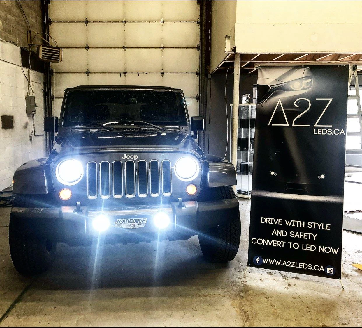 Jeep Wrangler/Gladiator 2007-2020 LED Conversion Kit Bundles - Free 3rd Brake and License Plate LED Bulbs - A2Z LEDS